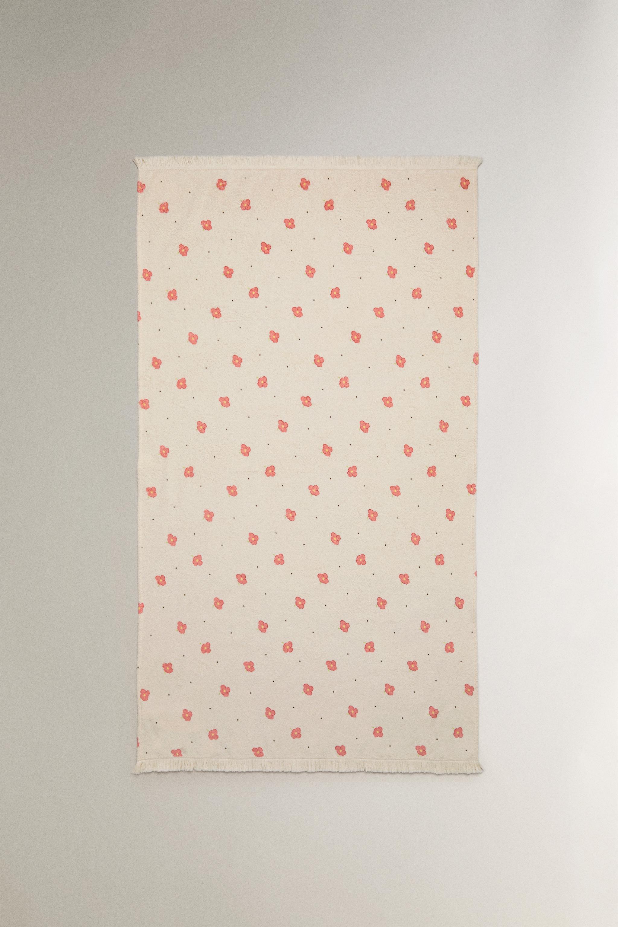 FLORAL BEACH TOWEL